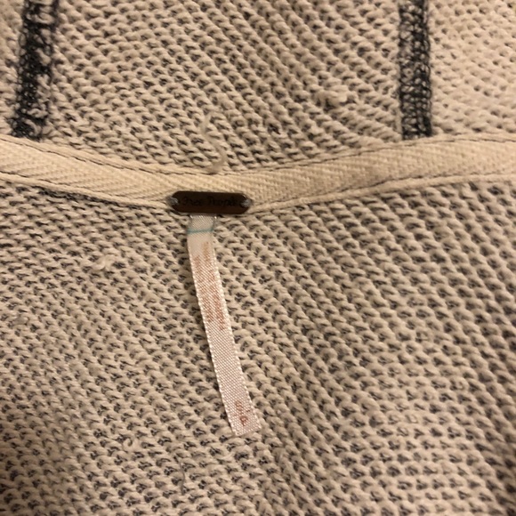 Free people Tiered Trapeze Zip Sweatshirt - Picture 5 of 6